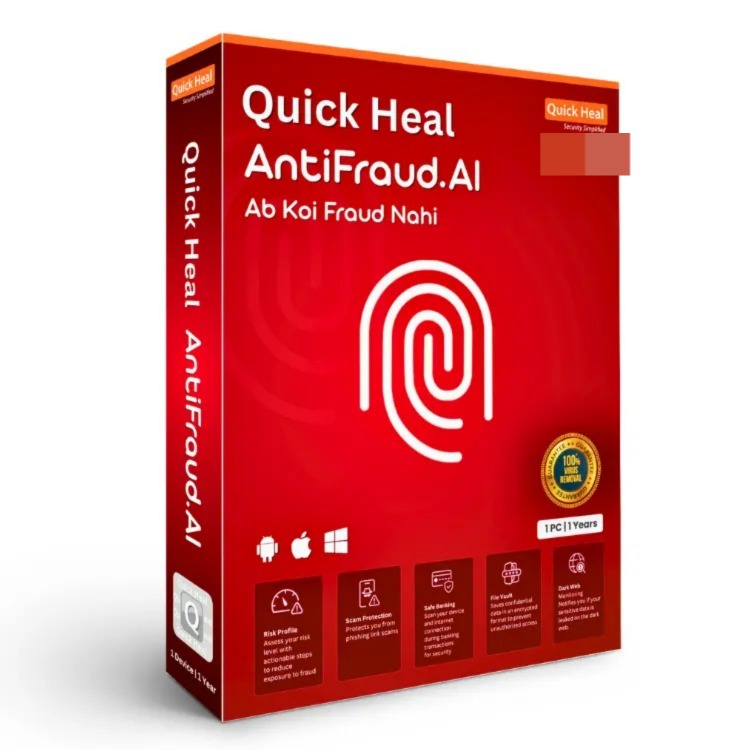 Quick Heal Anti Fraud (Mobile)
1 Device 1 Year